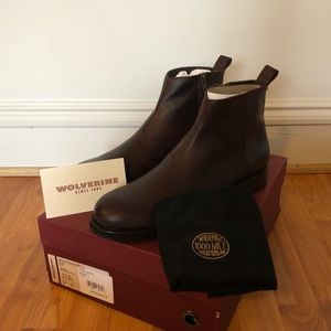 Wolverine Montague Zip Boot-Dark Brown
